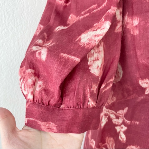 {Sea New York} Monet Floral A-Line Midi Dress, Size 10 - Picture 5 of 11